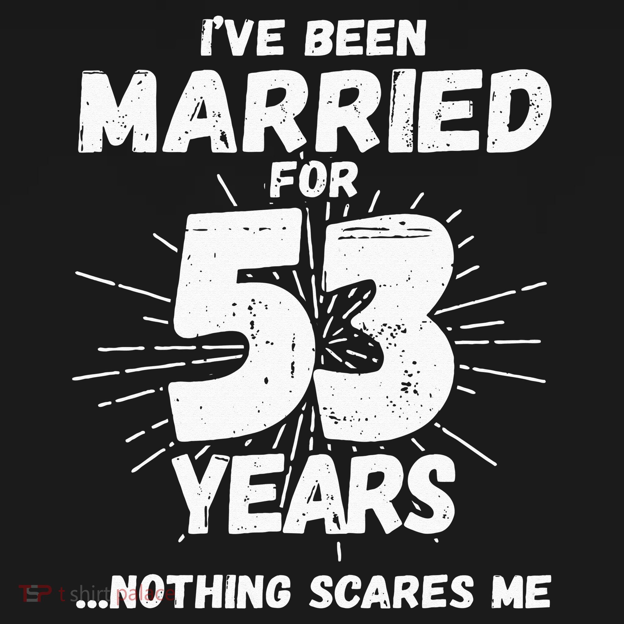 Couples Married 53 Years Funny 53rd Wedding Anniversary Ornament