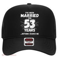 Couples Married 53 Years Funny 53rd Wedding Anniversary Hat thumb 0