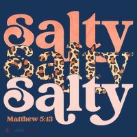 Christian Matthew 513 Stay Salty Faith Vibes Jesus Leopard Sweatshirt thumb 3