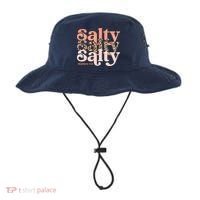 Christian Matthew 513 Stay Salty Faith Vibes Jesus Leopard Bucket Hat thumb 0