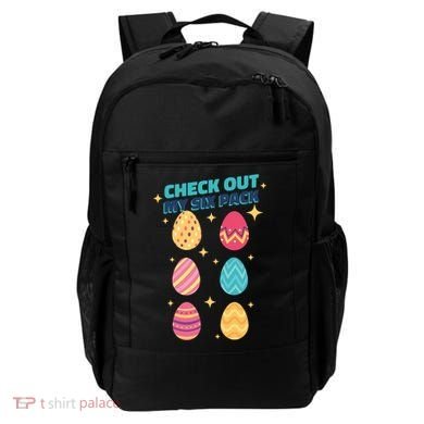 Checkout My 6 Pack Easter Eggs Funny Backpack