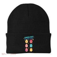 Checkout My 6 Pack Easter Eggs Funny Beanie thumb 0