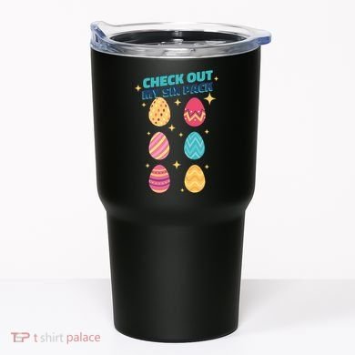 Checkout My 6 Pack Easter Eggs Funny Tumbler