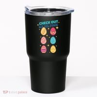 Checkout My 6 Pack Easter Eggs Funny Tumbler thumb 0