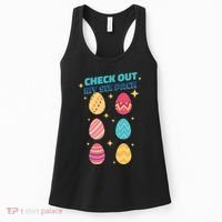 Checkout My 6 Pack Easter Eggs Funny Women's Tank Top thumb 0
