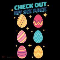Checkout My 6 Pack Easter Eggs Funny Tank Top thumb 6