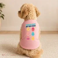Checkout My 6 Pack Easter Eggs Funny Doggie Tank thumb 2