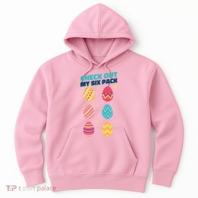 Checkout My 6 Pack Easter Eggs Funny Hoodie