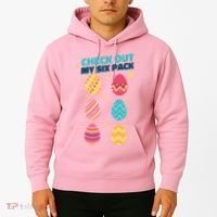 Checkout My 6 Pack Easter Eggs Funny Hoodie thumb 2