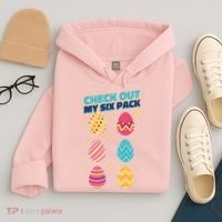 Checkout My 6 Pack Easter Eggs Funny Hoodie thumb 4