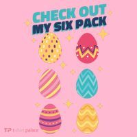 Checkout My 6 Pack Easter Eggs Funny Hoodie thumb 7