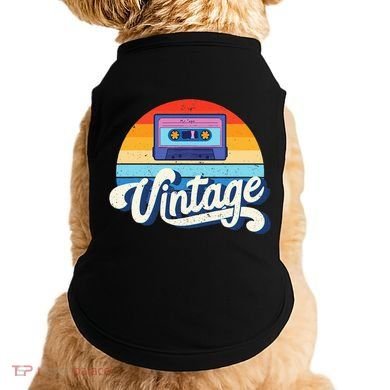Cassette Mixtape 80s Music Retro Mixed Tape Doggie Tank