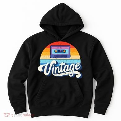 Cassette Mixtape 80s Music Retro Mixed Tape Hoodie