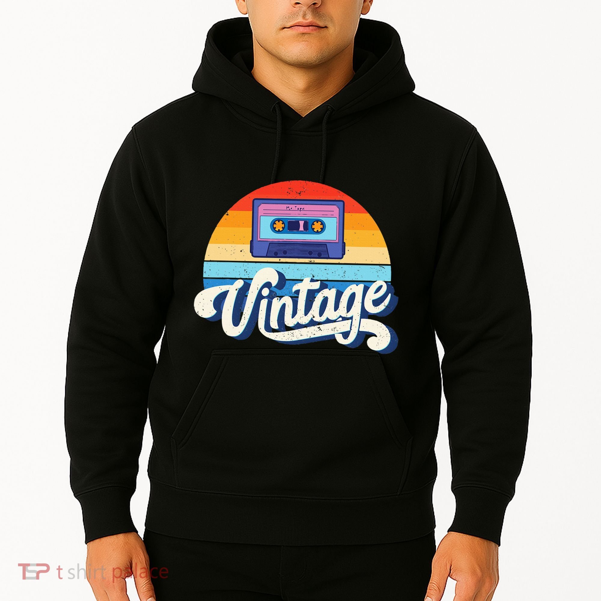 Cassette Mixtape 80s Music Retro Mixed Tape Hoodie