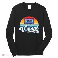 Cassette Mixtape 80s Music Retro Mixed Tape Long Sleeve Shirt thumb 0