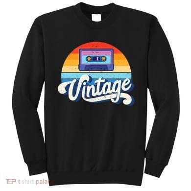 Cassette Mixtape 80s Music Retro Mixed Tape Sweatshirt
