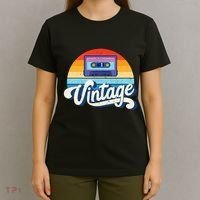 Cassette Mixtape 80s Music Retro Mixed Tape T-Shirt thumb 4