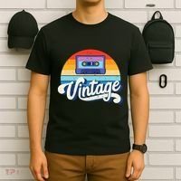 Cassette Mixtape 80s Music Retro Mixed Tape T-Shirt thumb 6