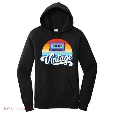 Cassette Mixtape 80s Music Retro Mixed Tape Women's Hoodie