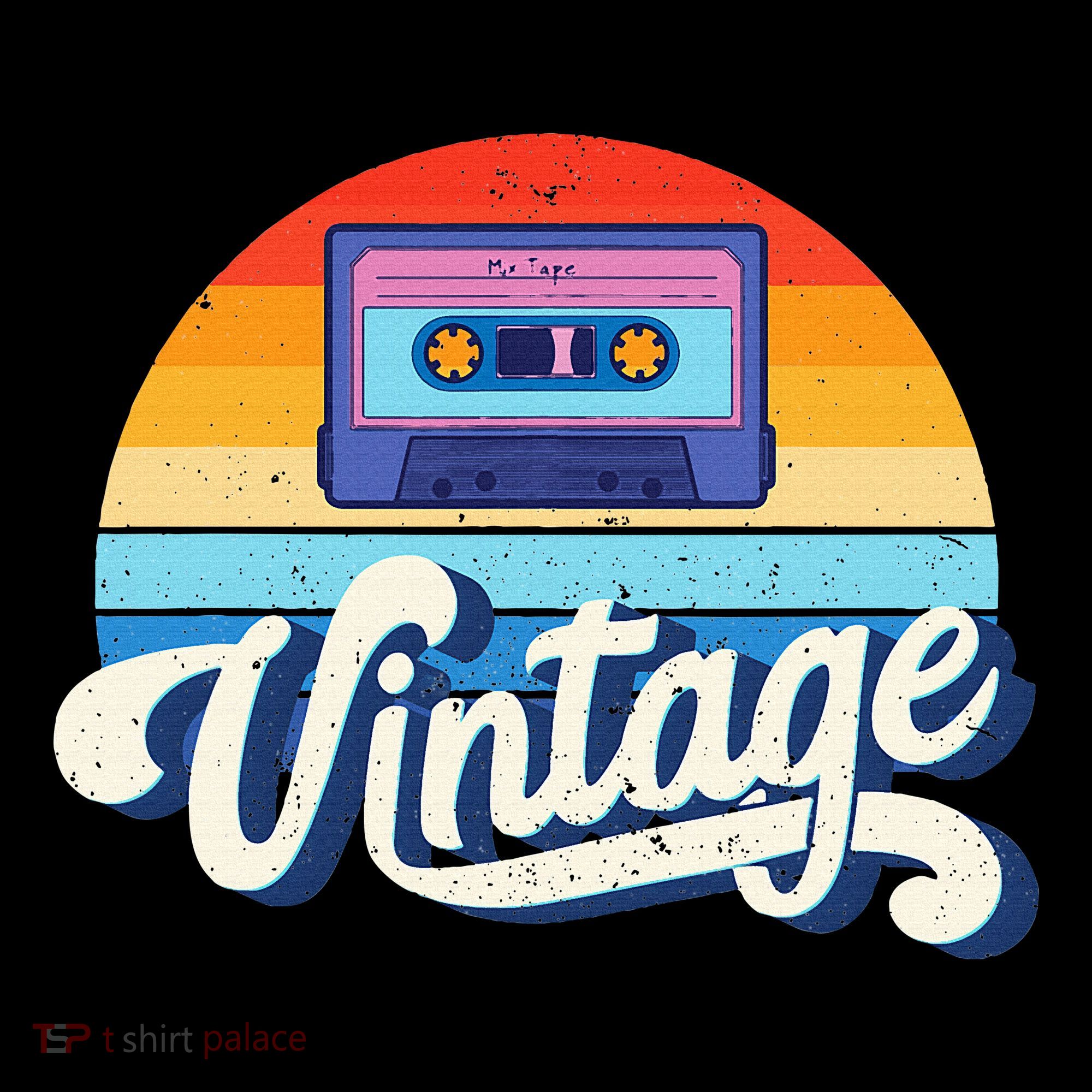 Cassette Mixtape 80s Music Retro Mixed Tape Women's Hoodie