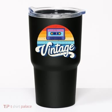 Cassette Mixtape 80s Music Retro Mixed Tape Tumbler