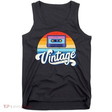 Cassette Mixtape 80s Music Retro Mixed Tape Tank Top
