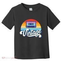 Cassette Mixtape 80s Music Retro Mixed Tape Toddler T-Shirt thumb 0