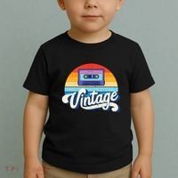 Cassette Mixtape 80s Music Retro Mixed Tape Toddler T-Shirt thumb 2