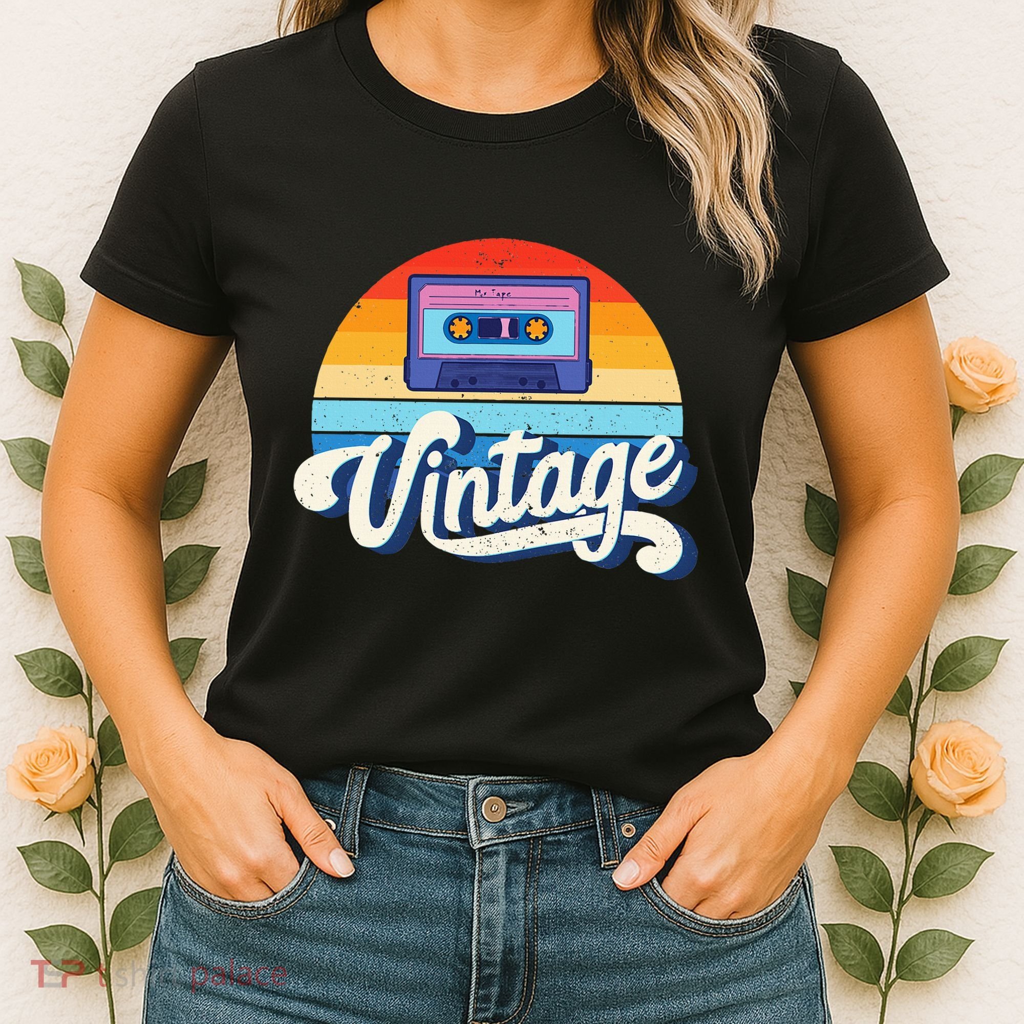 Cassette Mixtape 80s Music Retro Mixed Tape Women's T-Shirt