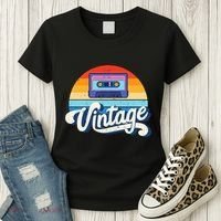 Cassette Mixtape 80s Music Retro Mixed Tape Women's T-Shirt thumb 3