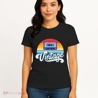 Cassette Mixtape 80s Music Retro Mixed Tape Women's T-Shirt thumb 4