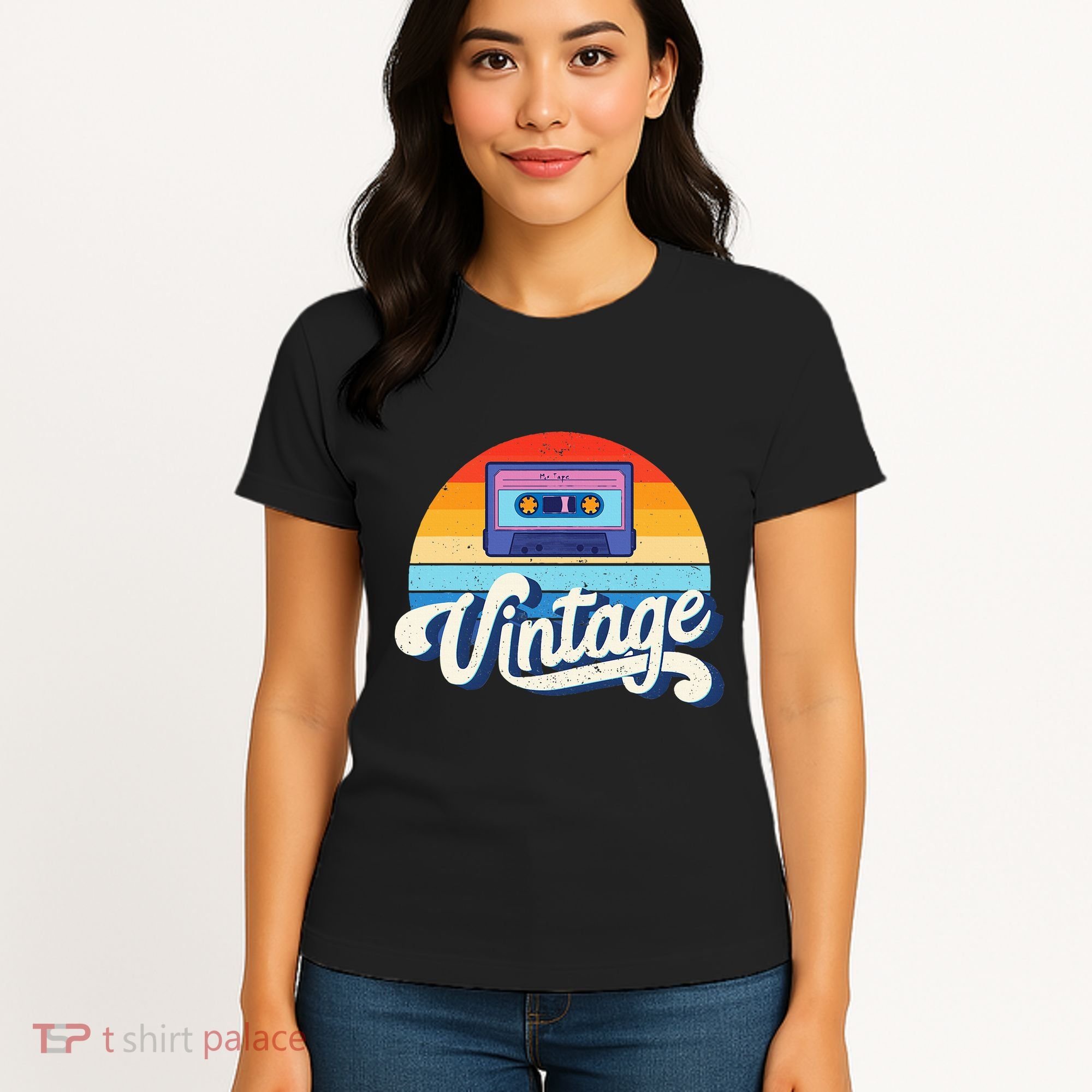 Cassette Mixtape 80s Music Retro Mixed Tape Women's T-Shirt