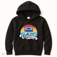 Cassette Mixtape 80s Music Retro Mixed Tape Kids Hoodie thumb 0