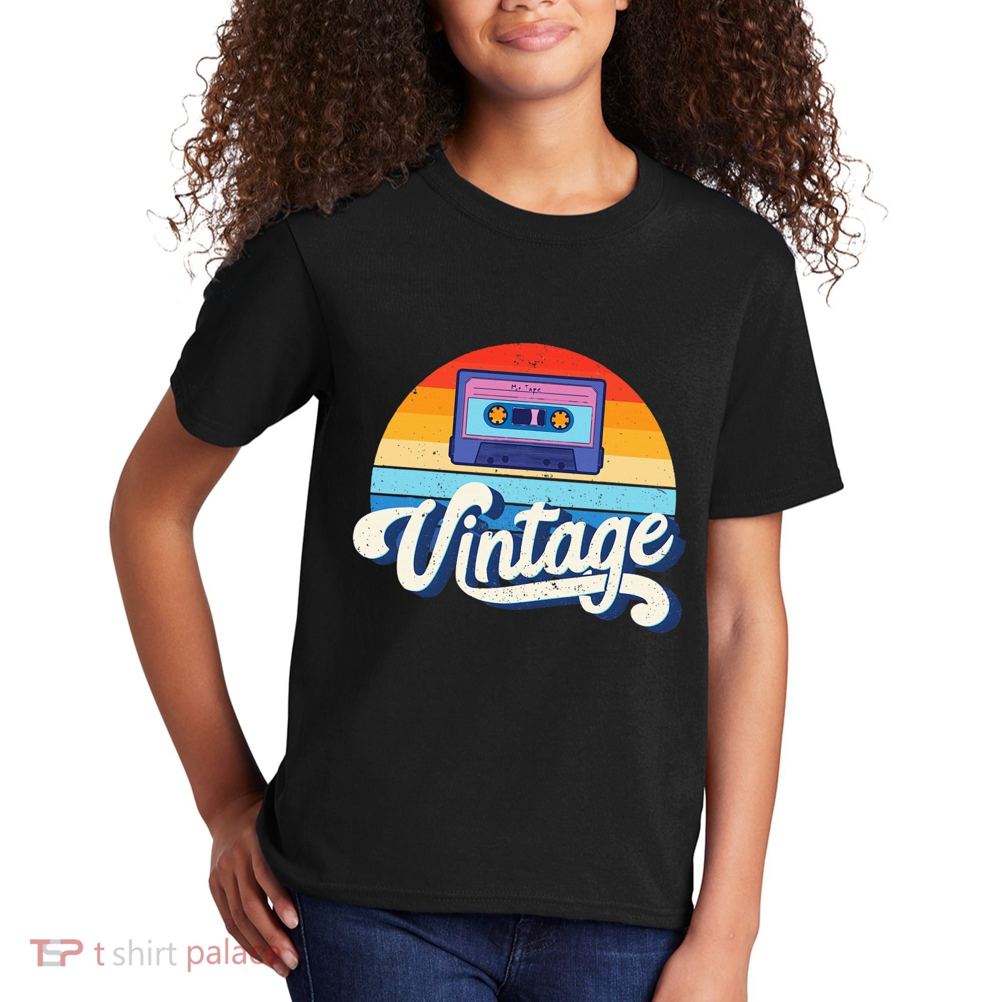 Cassette Mixtape 80s Music Retro Mixed Tape Kids T-Shirt
