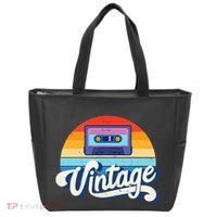 Cassette Mixtape 80s Music Retro Mixed Tape Tote Bag thumb 0