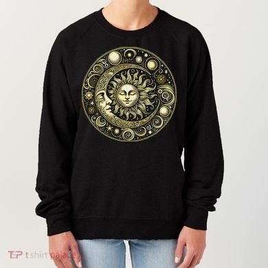 Celestial Moon And Sun Women's Sweatshirt