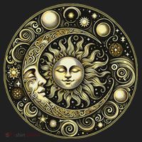 Celestial Moon And Sun Women's Sweatshirt thumb 2