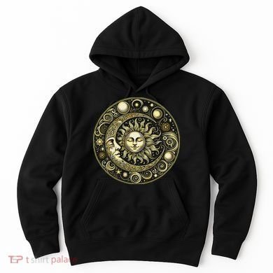 Celestial Moon And Sun Hoodie