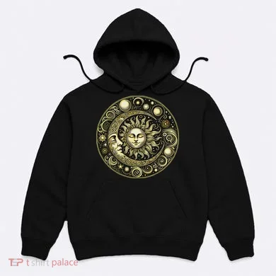 Celestial Moon And Sun Hoodie