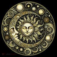 Celestial Moon And Sun Apron thumb 3