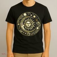 Celestial Moon And Sun T-Shirt thumb 3