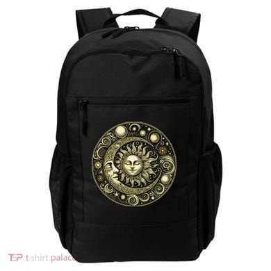 Celestial Moon And Sun Backpack