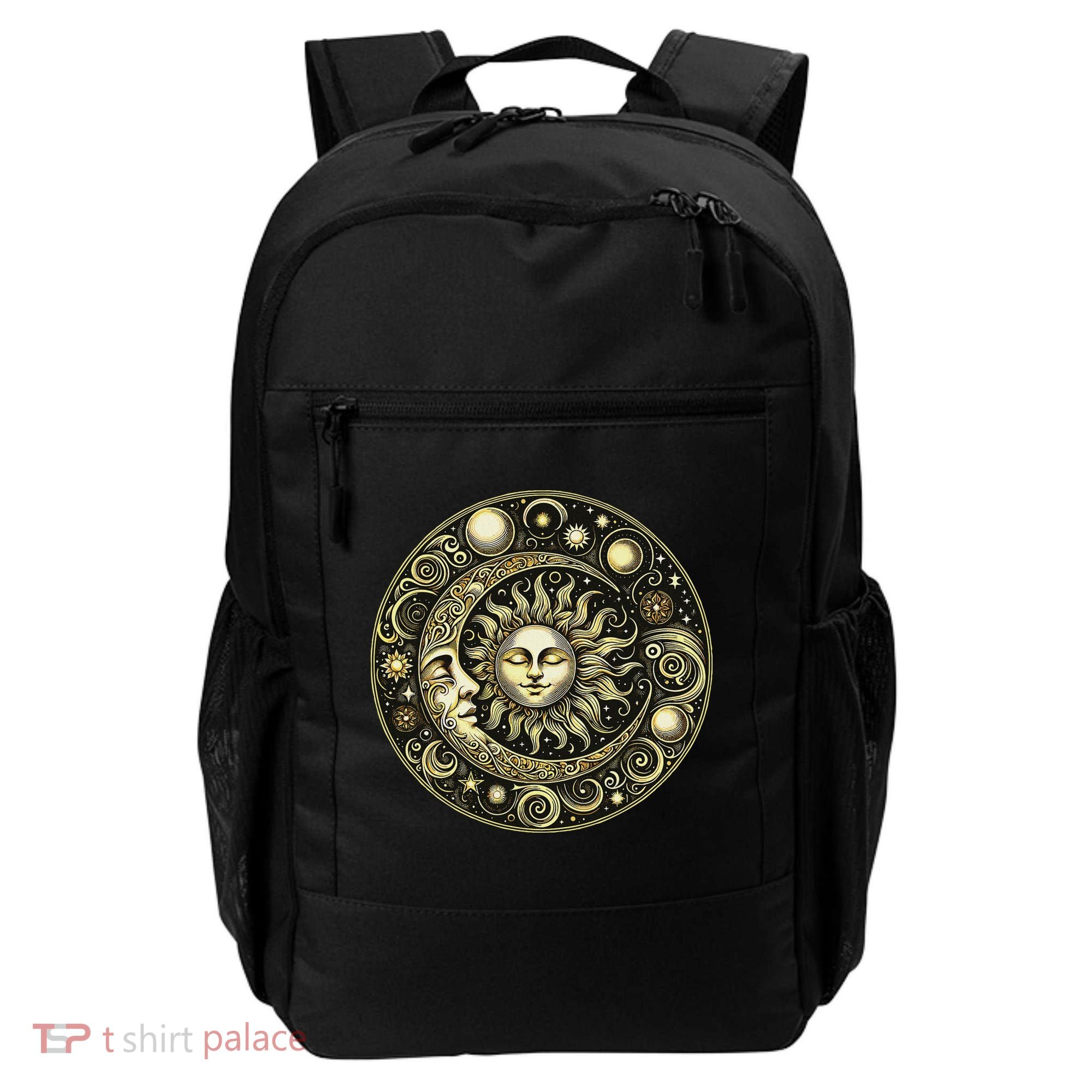 Celestial Moon And Sun Backpack