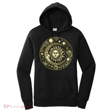 Celestial Moon And Sun Women's Hoodie