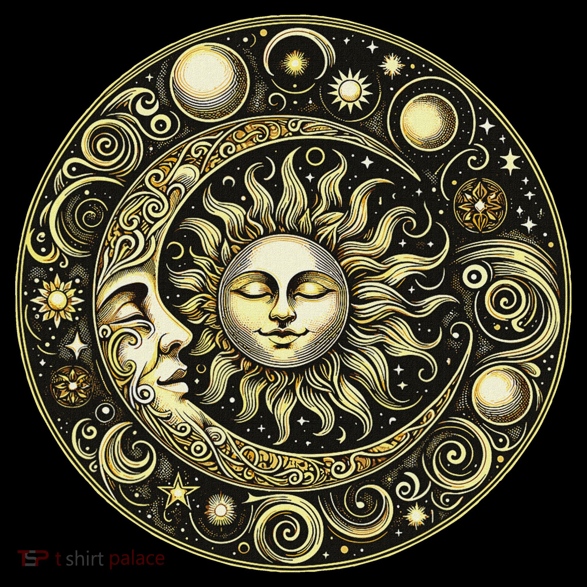 Celestial Moon And Sun Women's Hoodie