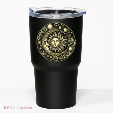 Celestial Moon And Sun Tumbler