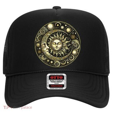Celestial Moon And Sun Hat