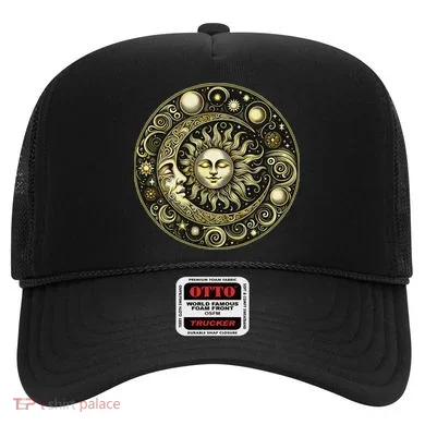 Celestial Moon And Sun Hat