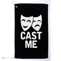 Cast Me Actor Actress Musicals Theater Broadway Novelty Golf Towel thumb 0