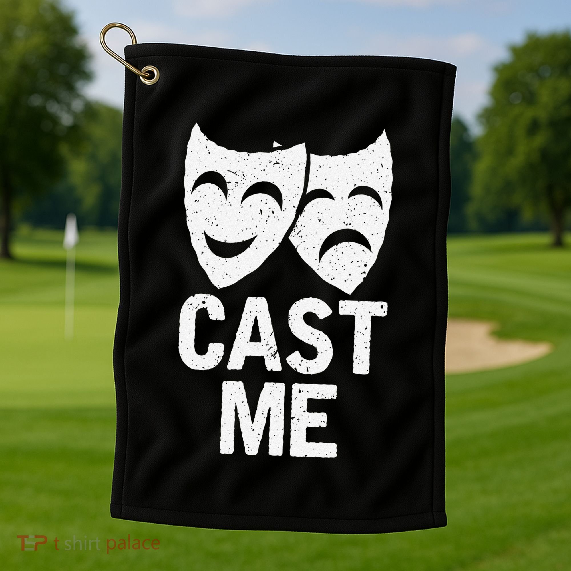 Cast Me Actor Actress Musicals Theater Broadway Novelty Golf Towel